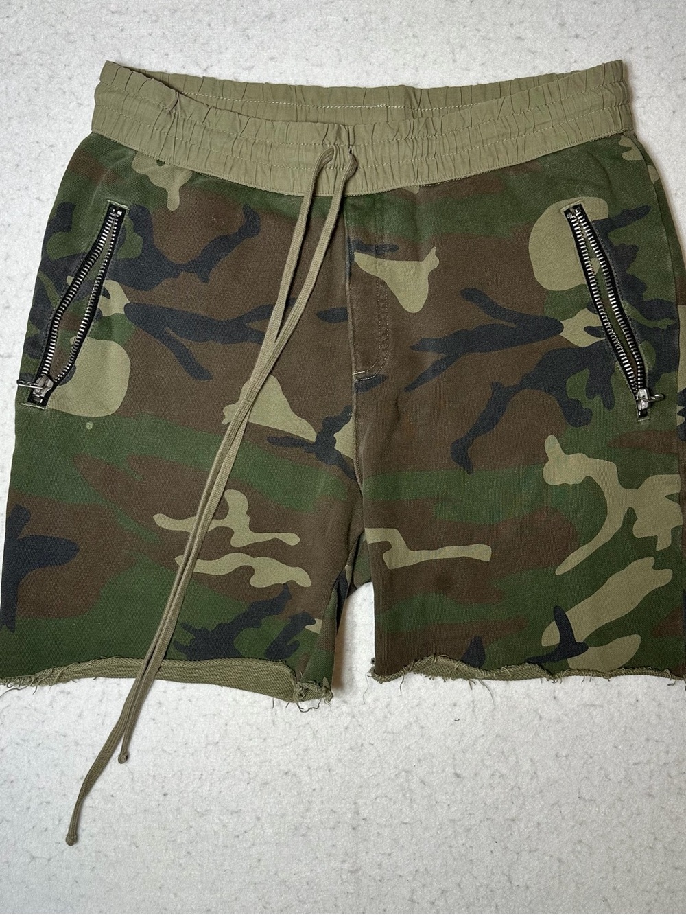 Fear of God FOG Camo Shorts Collection Two 2016-2017 Zipper Pocket Size Large